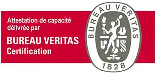 certification de capacité du bureau Véritas